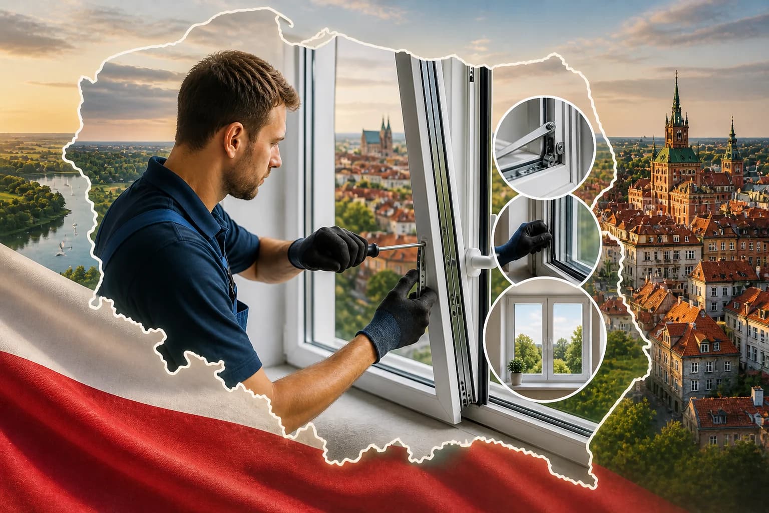 Naprawa okien w Polsce – darmowa diagnoza i szybka naprawa | Naprawa-okna24